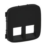 Valena Allure Plakietka Czarna Gniazda Podwójnego 2Xrj11 Lub 2Xrj45 Lub Rj11/Rj45 755428 LEGRAND