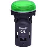 ECLI-024C-G - Lampka LED 24V AC/DC -Zielona