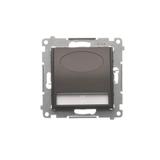 Simon 54 Oprawa oświetleniowa LED 14V DC 0.56 W białe zimne 5900 K brąz mat