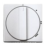 FUTURE Pokrywa z pokrętłem i nadrukiem alumioniowo srebrny