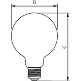 Żarówka LED 7W=60W 806lm 2700K barwa ciepła LED classic 60W G93 E27 WW FR RFSRT4 PHILIPS