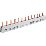 Szyna łączeniowa sztyftowa 2P 100A 16mm2 (56 mod.) IZS16/2F/56 002921176 ETI