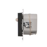 Simon 55 Oprawa oświetleniowa LED 14V z czujnikiem ruchu (0,78 W) Barwa zimna biała 5900K Czarny mat