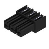 BVL 7.62HP/03/90 3.5SN BK BX Wtyk PCB (złącze wiązki), 7.62 mm, Liczba biegunów: 3, kąt odejścia: 90° /100szt./ 1928290000 WEIDMÜLLER
