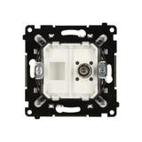 Simon 55 Gniazdo ekwipotencjalne pojedyncze Aluminium mat