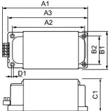 BHD 2000 L76-A2 380/400/415V 50Hz HP-317 Statecznik