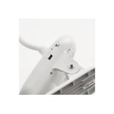 LAMPKA BIURKOWA RINGO,4W, 200lm.DC5V,1A, 3000K-6000K, 3-CCT,bat.1200 mAh, Ra>80, ŚCIEMNIANIA, BIA
