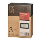 FARO LED 50W naświetlacz 4000lm IP65 4000K aluminium + szkło AD-NL-6255BL4 ORNO