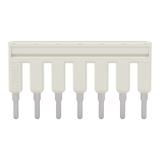 mostek grzebieniowy 7-biegunowy jasnoszary