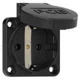 GN.SCHUKO 16A CZARNE 105-0SS PCE