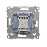 Simon 54 Łącznik schodowy bez piktogramu 10A 250V szybkozłączka biały DW6.01/X/11 KONTAKT