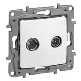 NILOE/NILOE SELECTION - GNIAZDO TV-SAT PRZELOTOWE 14 DB BIAŁE, Legrand