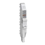 HX3 PODSTAWA WTYKOWA DOAPARATÓW MODUWOŁYCH DX3 1 MODUŁ NA BIEGUN FAZA L2, Legrand