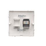 Simon Basic Gniazdo telefoniczne RJ12 Montaż gniazda na wkręty do puszki biały