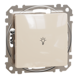 Sedna Design & Elements, przycisk światło, beżowy