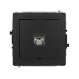 DECO Mechanizm gniazda komputerowego pojedynczego 1xRJ45, kat. 5e, ekranowany, 8-stykowy, bez pola o