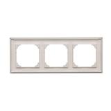 Simon 55 Ramka potrójna 3-krotna LINE Aluminium mat TR3/143 KONTAKT