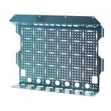 Płyta montażowa perforowana pod gniazdko i 8 adapterów RJ PM2x18RJ 001101352 ETI