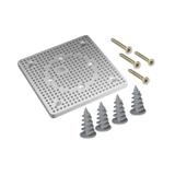 PMST60 ,  Płyta do montażu na ścianach ze styropianem (łącznie z PST60), biały