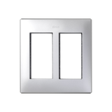 Simon Connect Ramka obudowy S500 2-modułowa 4x K45 aluminium