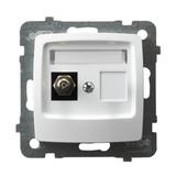 KARO Gniazdo ekwipotencjalne pojedyncze - kolor biały