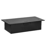 Gniazdo meblowe wpuszczane w blat z płaskim frezowanym rantem i ładowarką USB, 2x2P+Z (Schuko),2x US OR-GM-9034(GS)/B ORNO