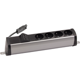 "Simon 480 TS48-210E400K0-40 Listwa poszerzona 4 gn. typ E i płytka 2xRJ45 keystone