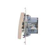 SIMON 54 WMDL-011xP2-041 Przycisk pojedynczy zwierny z podświetleniem LED bez piktogramu (moduł) 16A