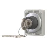 M30C-FWRS3-RS Przełącznik kluczykowy 30mm 3 położeniowy bez samopowrotu zamek Ronis 187098 EATON