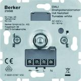 BERKER one.platform Potencjometr obrotowy DALI z wbudowanym zasilaniem Tunable White 2998 HAGER