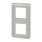 Mosaic - Ramka 2x2 Modułowa Pionowa - Aluminium 079322L LEGRAND