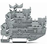 1-przewodowa/1-pinowa dwupiętrowa zł dwupiętrowa szara