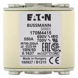 FUSE 550A 690V 1BN/50 AR UC Wkładka szybka 550A AC 690V rozmiar 1 53x69x51 mm aR IEC UL w 170M4415 E
