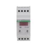 Cyfrowy regulator temperatury -25-130stC z LCD - montaż DIN styk: 1Z 230V AC bez sondy temp. RT-826 F&F