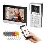 Wideodomofon jednorodzinny szyfrator Full HD Tuya brama furtka RFID WiFi