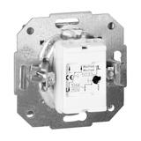 Łącznik podtynkowy schodowy podwójny Pearl, 10A, 250V, WP-2/5P, antracyt