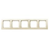 AS Ramka pięciokrotna - kolor ecru