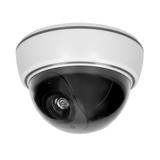 Atrapa kopułkowej kamery monitorującej CCTV, bez podczerwieni, bateryjna