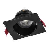 FONDI SC ramka dekoracyjna oprawy punktowej, MR16/GU10 max. 50W, kwadrat, stała, aluminiowa, czarna