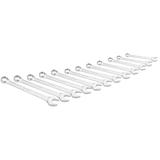 Klucze płasko-oczkowe 13-32 mm, zestaw 12 szt.