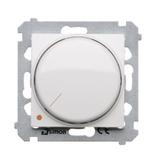 Simon 54 Ściemniacz obrotowy dwubiegunowy do LED ściemnialnych 230V 5-215W biały *Wymagana instalacja 4-przewodowa DS9L2.01/11 KONTAKT