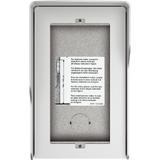 Obudowa natynkowa z daszkiem do paneli Sfera - 2 moduł - Aluminium, Bticino