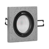 HALISI SM ramka dekoracyjna oprawy punktowej, MR16/GU10 max 50W, kwadrat, ruchoma, czarna AD-OD-6183 ORNO
