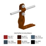 AN-08R/LA/-N Uchwyt kątowy skręcony H=10cm Z-śruba /LA/