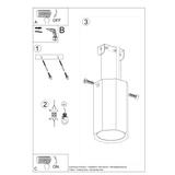 Sollux Plafon ZEKE 10 dąb SL.1033