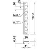 2060, SZYNY PROFIL.PERFOR.2M OC.S.