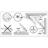 Naświetlacz FLOOD LED PERFORMANCE 200W 4000K ASYM 45x140 black