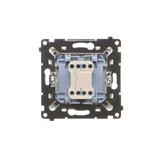 Simon 55 Łącznik jednobiegunowy szybkozłączka Szampański mat TW1.01/144 KONTAKT