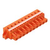MCS-MIDI Classic gniazdo 10-bieg. pomarańczowe raster 7,62 mm /25szt./ WAGO