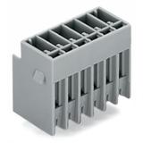 X-COM wtyk 5-biegunowy szary raster 5 mm